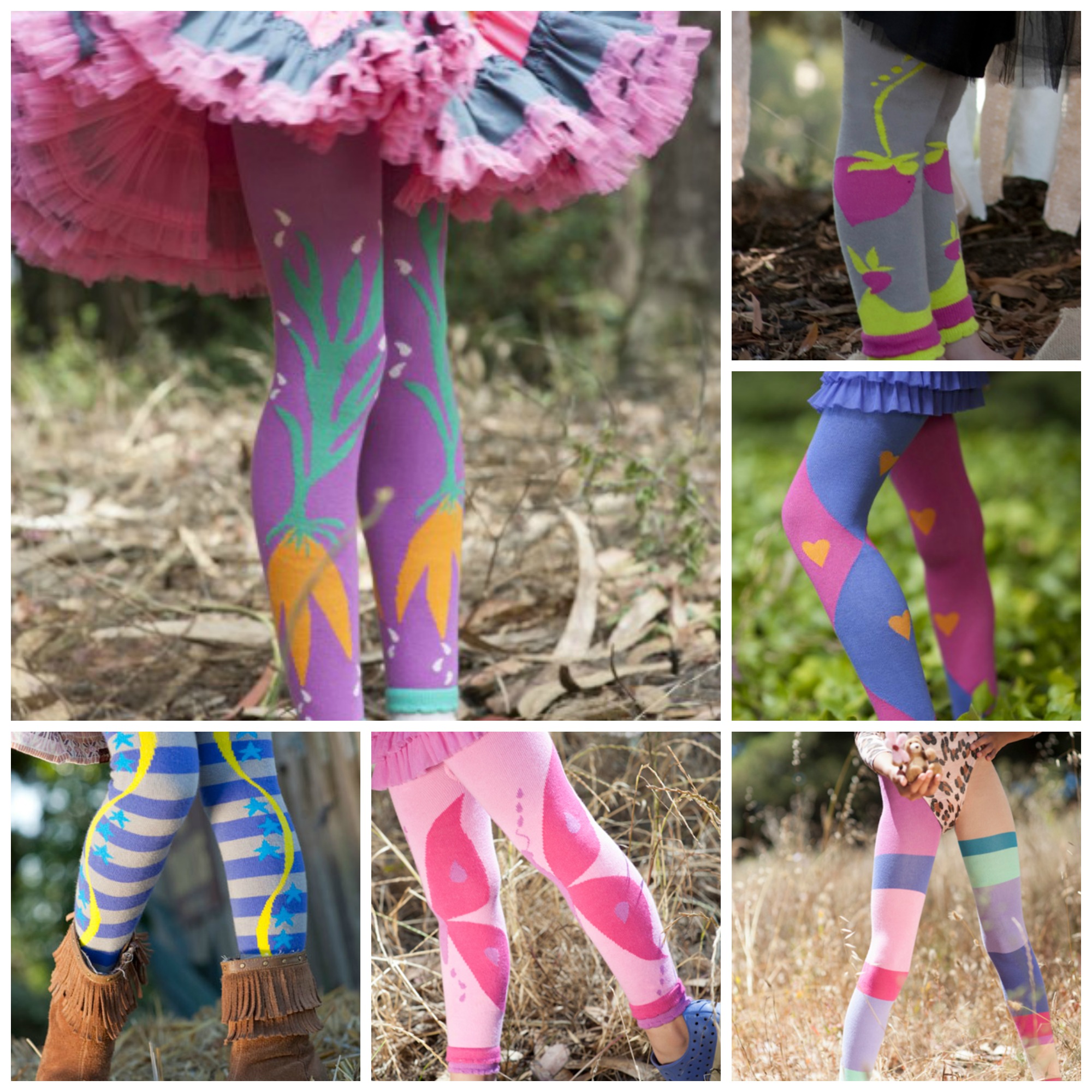Luna Leggings: Colorful Tights for Your Little girl