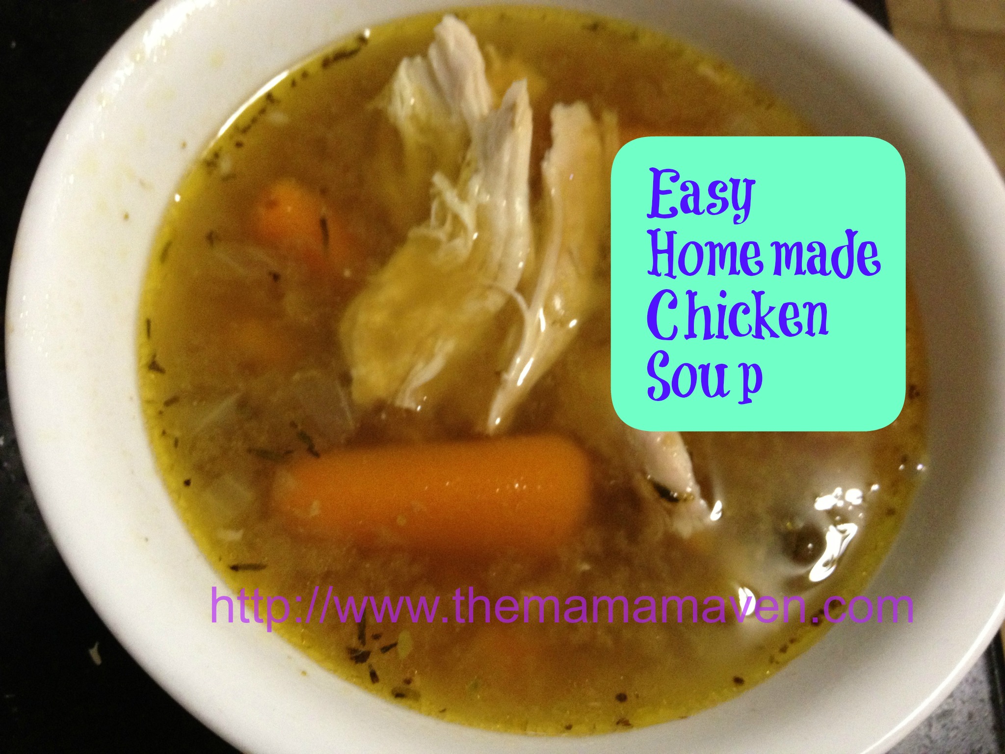 Easy Homemade Chicken Soup with Mushrooms Recipe