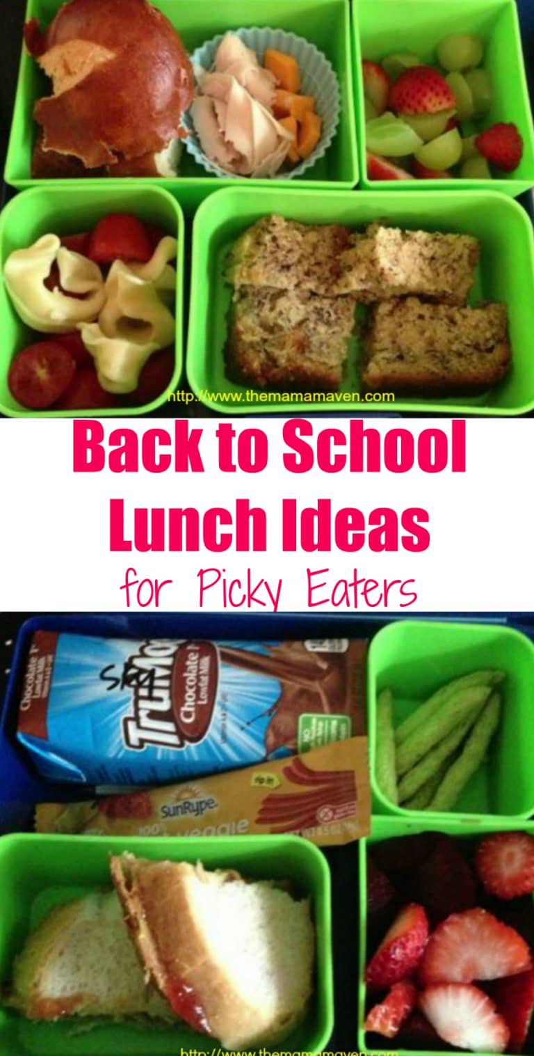 Back To School Lunch Ideas For Ultra Picky Eaters