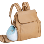 vegan leather breast pump bag