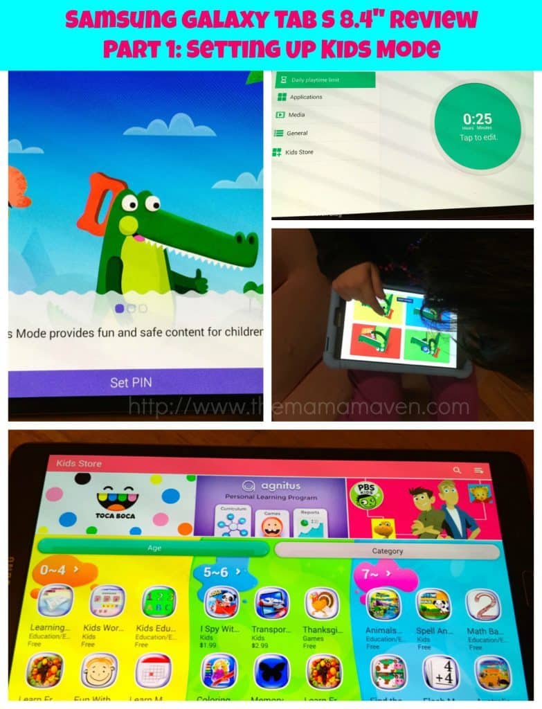 Samsung Galaxy Tab 4  How To: Kids Mode 