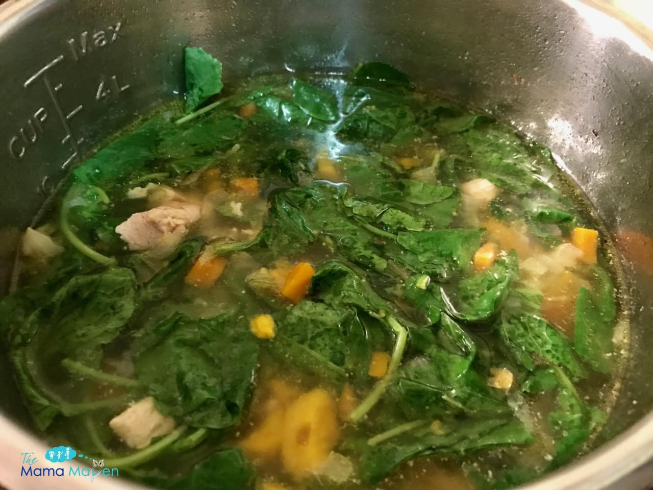 Chicken Sweet Potato and Kale Soup (Instant Pot Recipe)