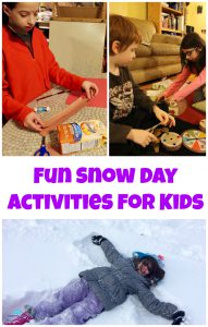 7 Fun Snow Day Activities for Kids - The Mama Maven Blog