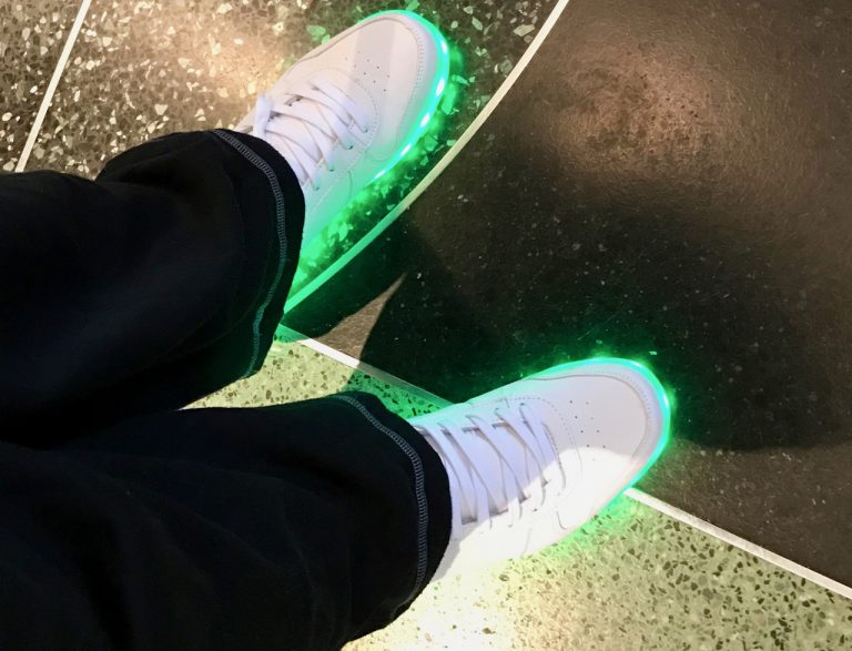 Neon Kyx LED Sneakers Can Light Up Your Days and Nights - The Mama ...