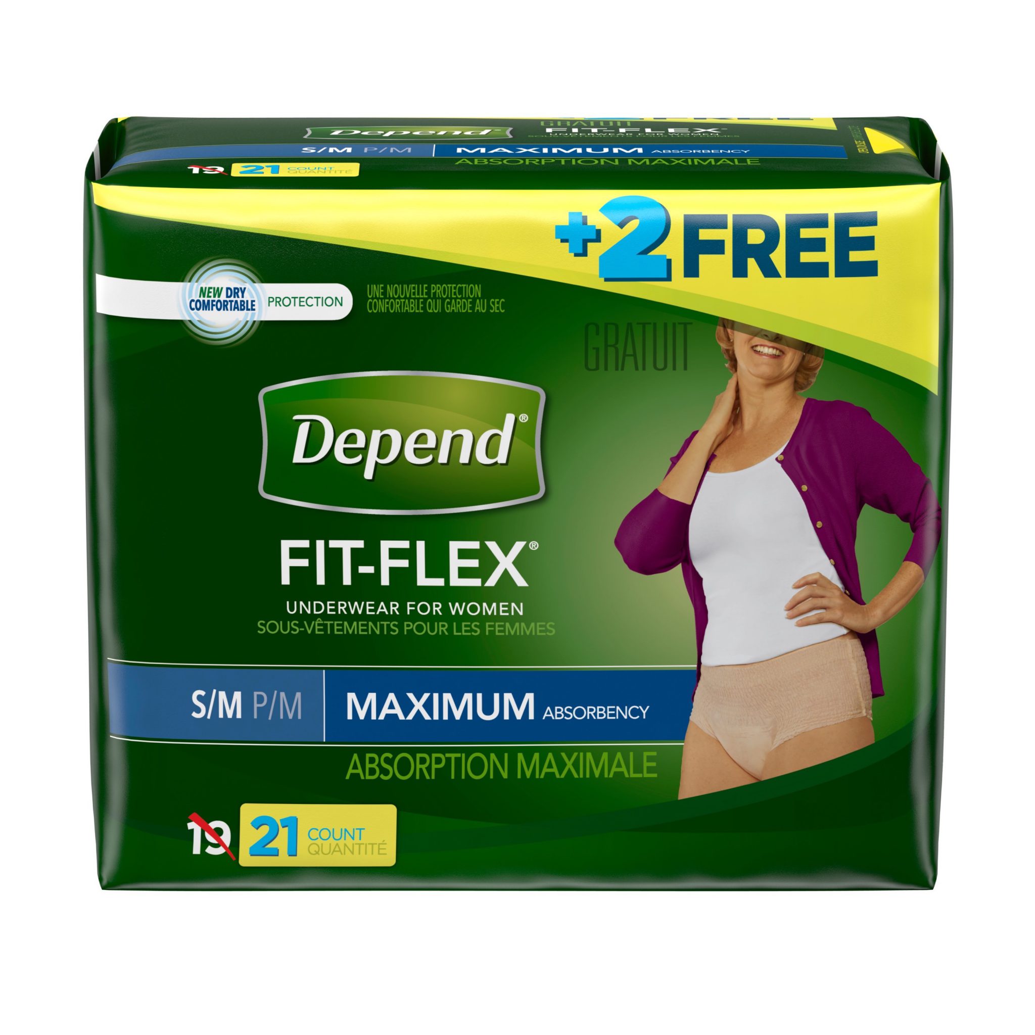 Depend Fit-Flex Incontinence Underwear for Women (Pack of 10), 10 pack -  Kroger