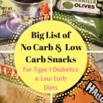 No Carb & Low Carb Snacks for Type 1 Diabetic Kids or Adults Or Low Carb Eaters | The Mama Maven Blog