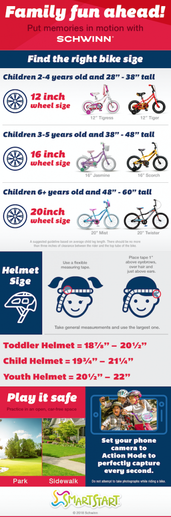youth bike sizing chart