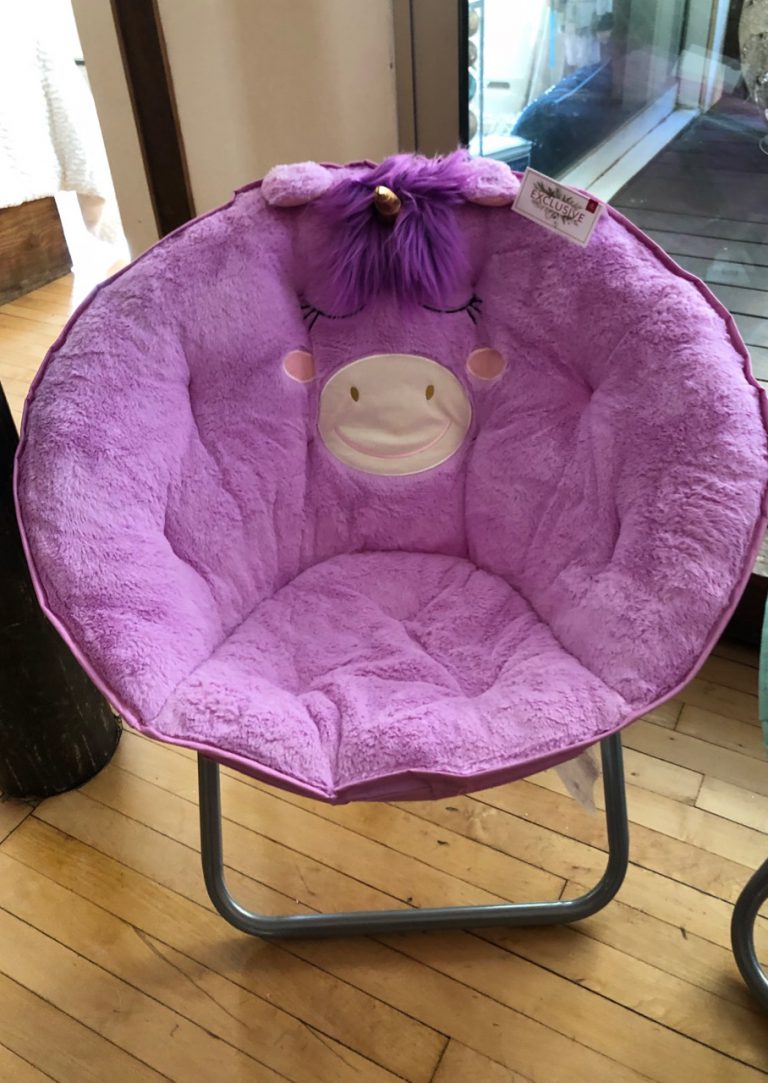 american kids plush animal saucer chair