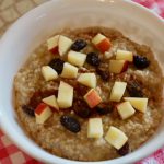 Easy Instant Pot Apple Cinnamon Steel Cut Oatmeal | The Mama Maven Blog