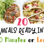 20 Meals Ready in 20 Minutes Or Less - Perfect for Busy Parents! | The Mama Maven Blog