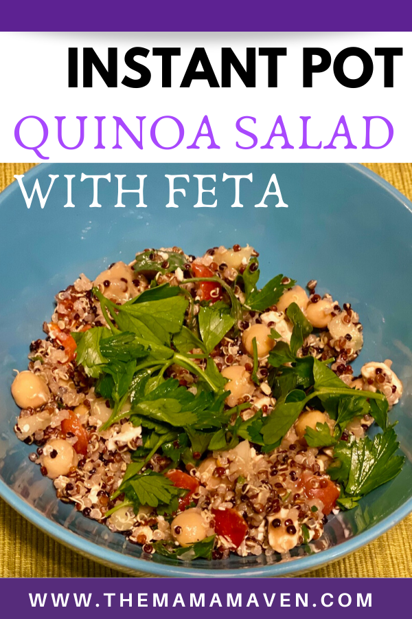 Instant Pot Quinoa Salad with Feta - The Mama Maven Blog