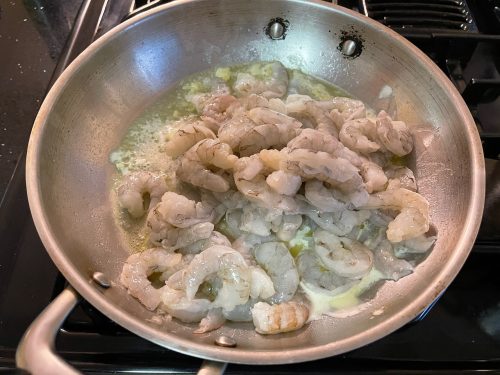 Gluten Free Garlic Butter Shrimp with Linguine - The Mama Maven Blog